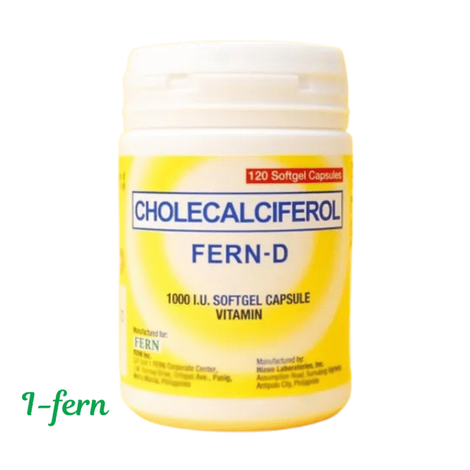 FERN-D Cholecalciferol 1000 IU – 120 Softgels